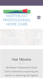 Mobile Screenshot of neprohomecare.com